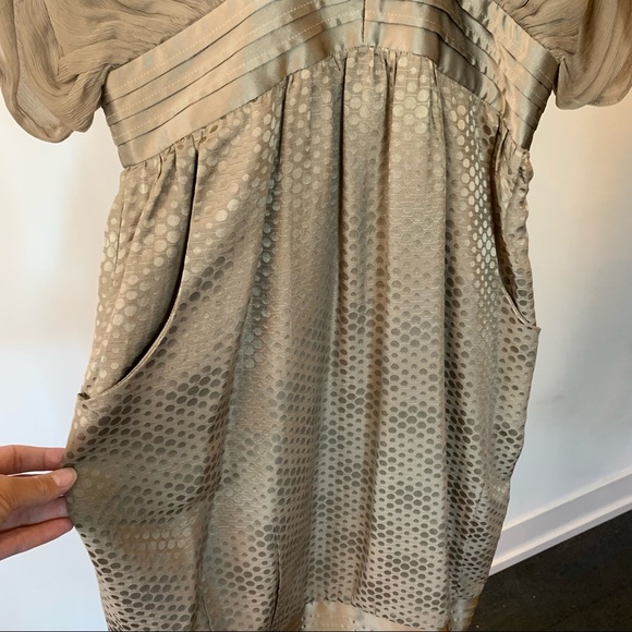 Development Silk Bronze Dress Size 4 - Picture 3 of 6